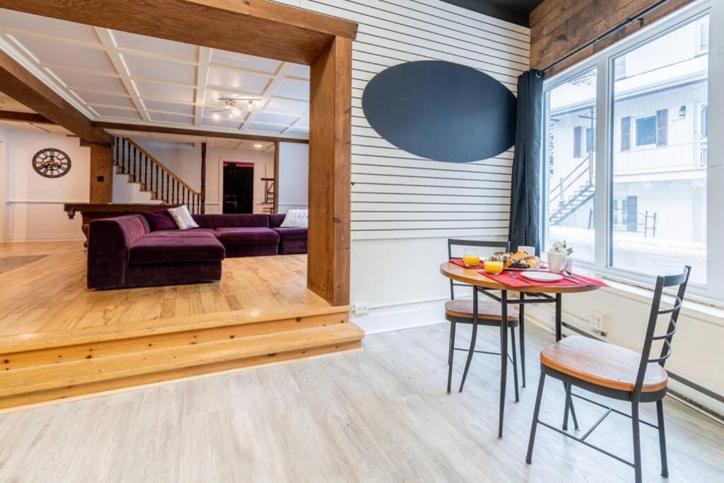 L'Auberge Sainte-Anne - Ski, Spa Et Basilique Villa Exteriör bild
